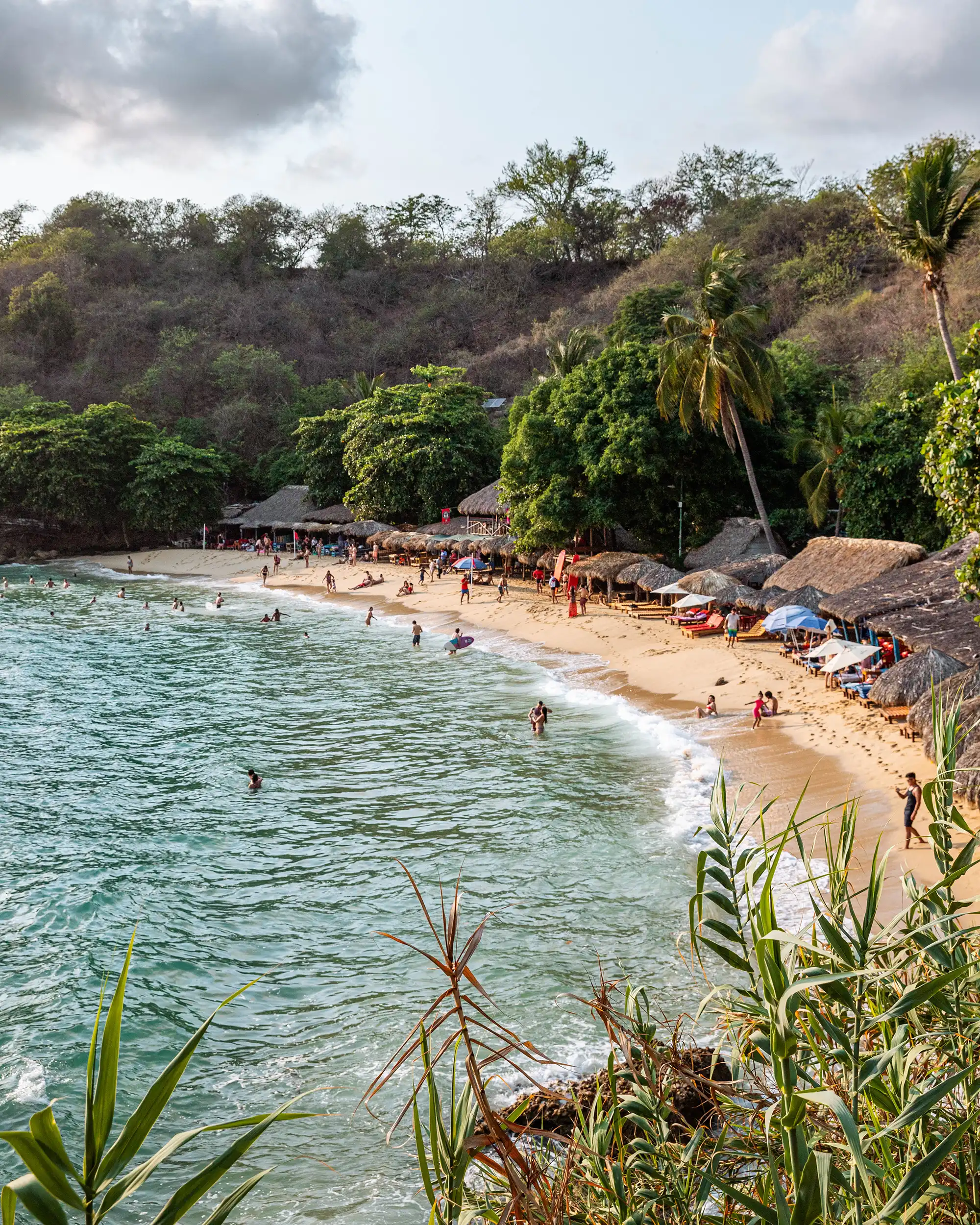 carrizalillo beach surf puerto escondido